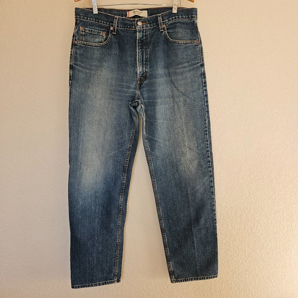Levi's 550 Relaxed Fit Men's Jeans Size 36x30 Medium Wash Straight Leg Denim